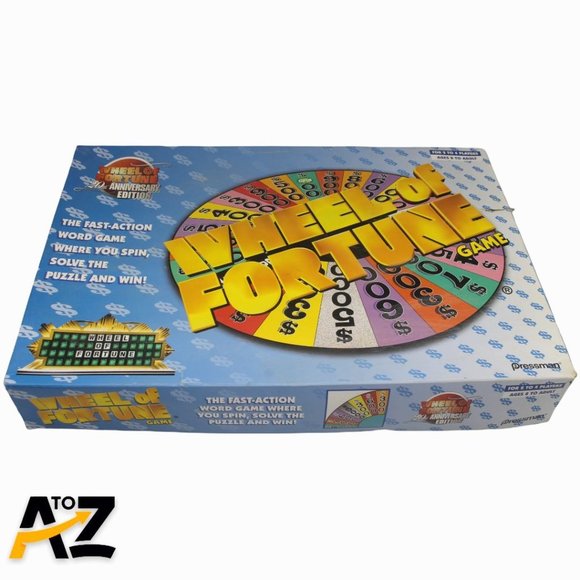 Wheel of Fortune 20th Anniversary Edition Game 2002 Board Pressman - Picture 11 of 12